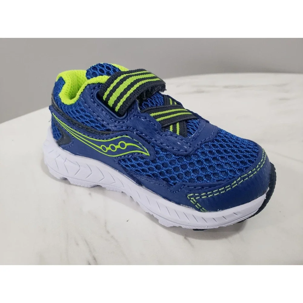 NEW - SIZE 5‎ BABY TODDLER Saucony Ride Sneaker Walking Shoes Blue